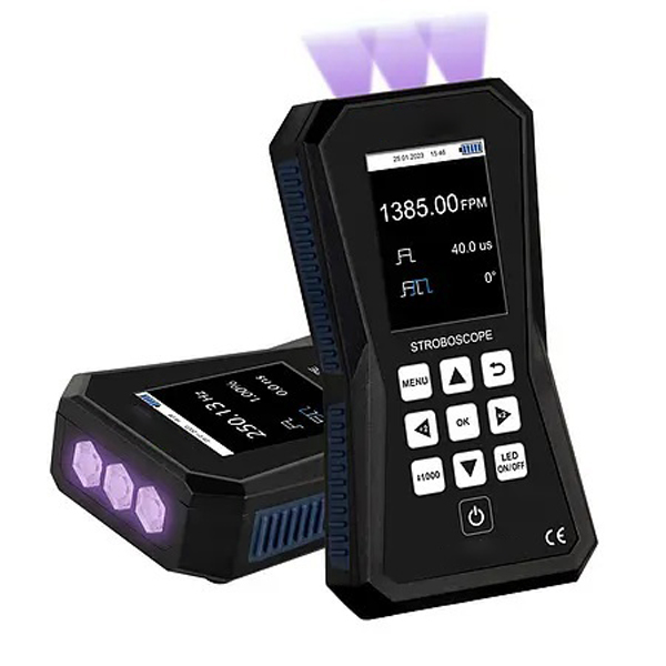 UV-Stroboscope with 3 UVA high-power LEDs