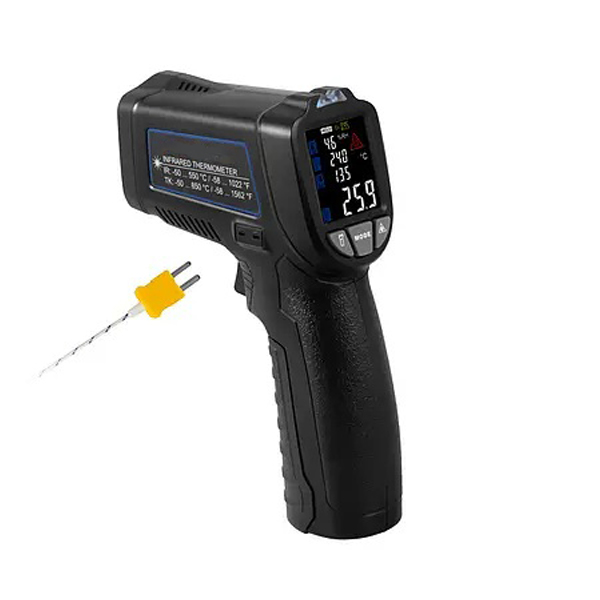 Infrared Thermometer incl. Type K